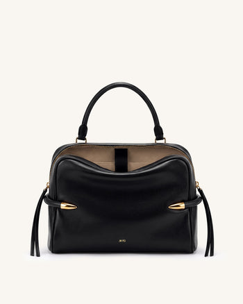 Callie Sac à bandoulière avec détail défense - Noir