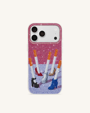 Coque de téléphone talons cigarettes - Rose