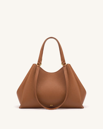 Virelia Cabas à double poignée - Cognac