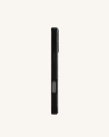 Coque de téléphone cristal artificiel coquillage - Noir