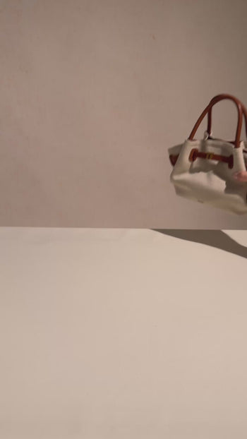Sac fourre-tout mini Hana en faux suède - Marron