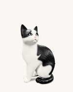 Pochette Elsie en forme de chat – Blanc