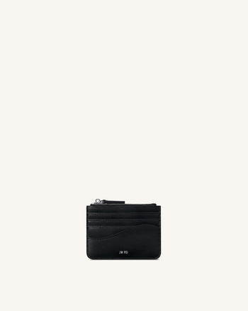 Seren Porte-cartes zippé - Noir