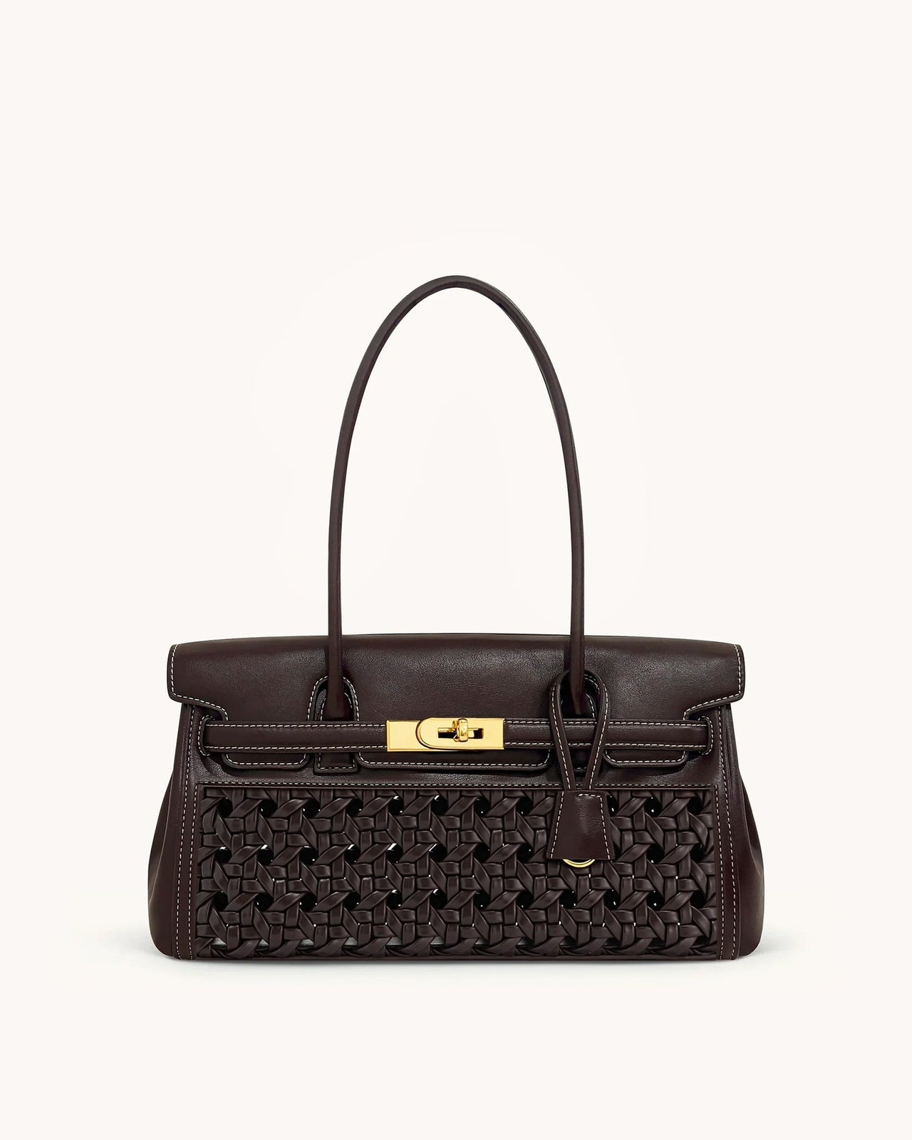 Sac épaule Yara – Rouge foncé