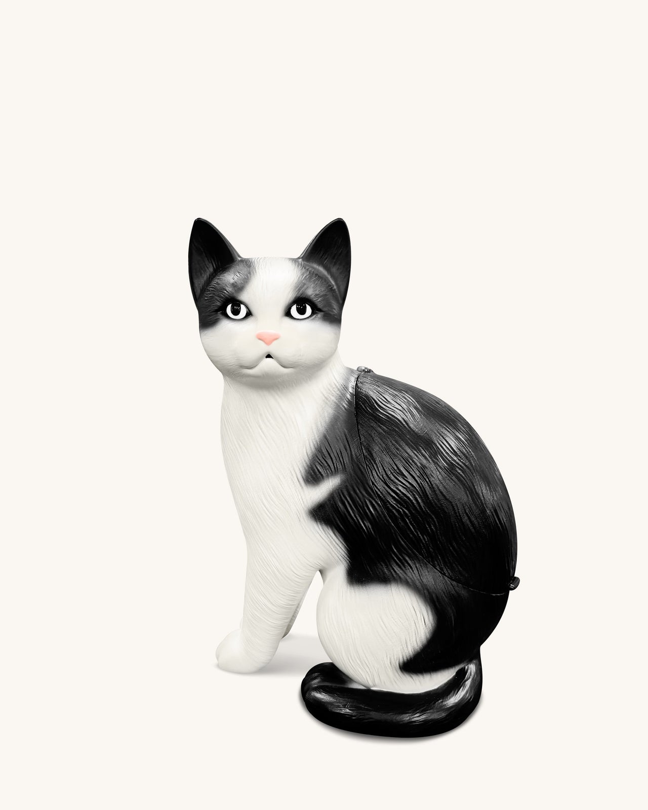 Pochette Elsie en forme de chat – Blanc