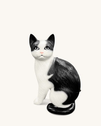 Pochette Elsie en forme de chat – Blanc