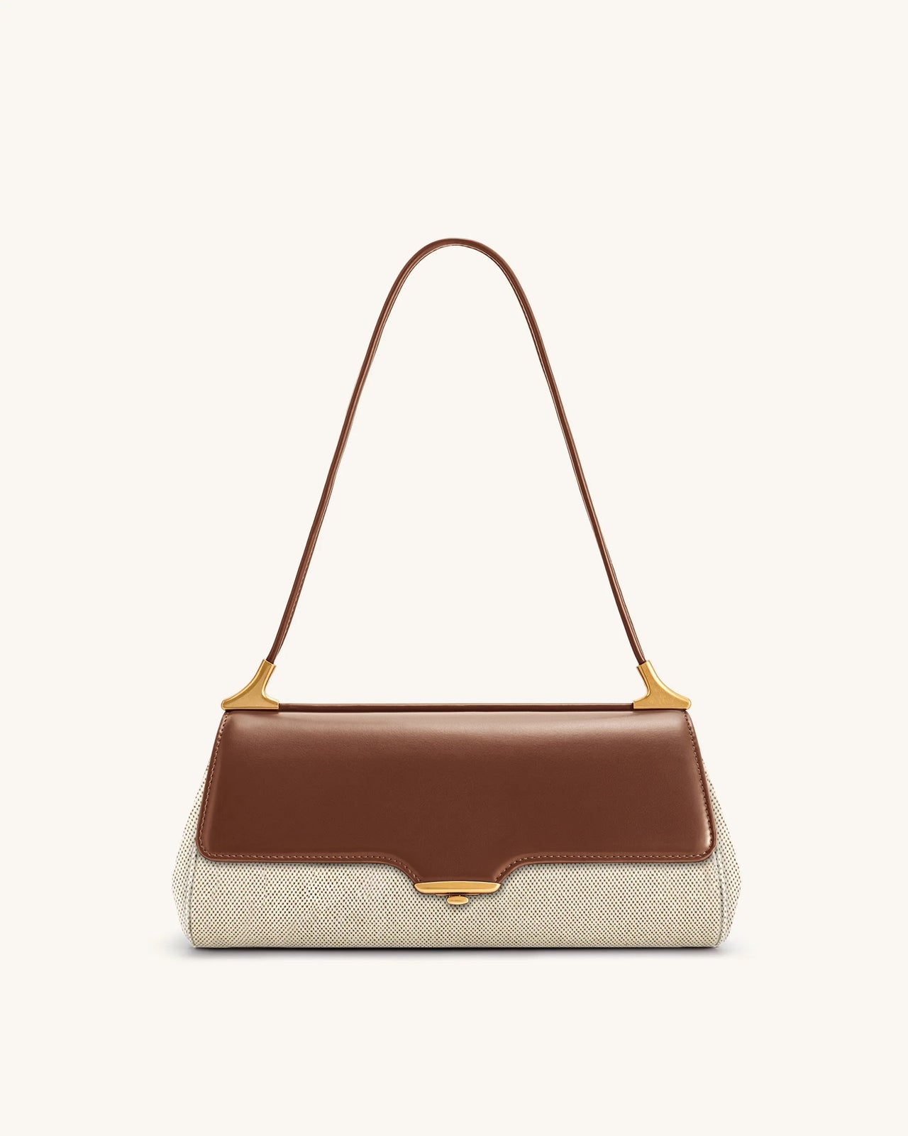 Sac à bandoulière Eloise - Toile marron