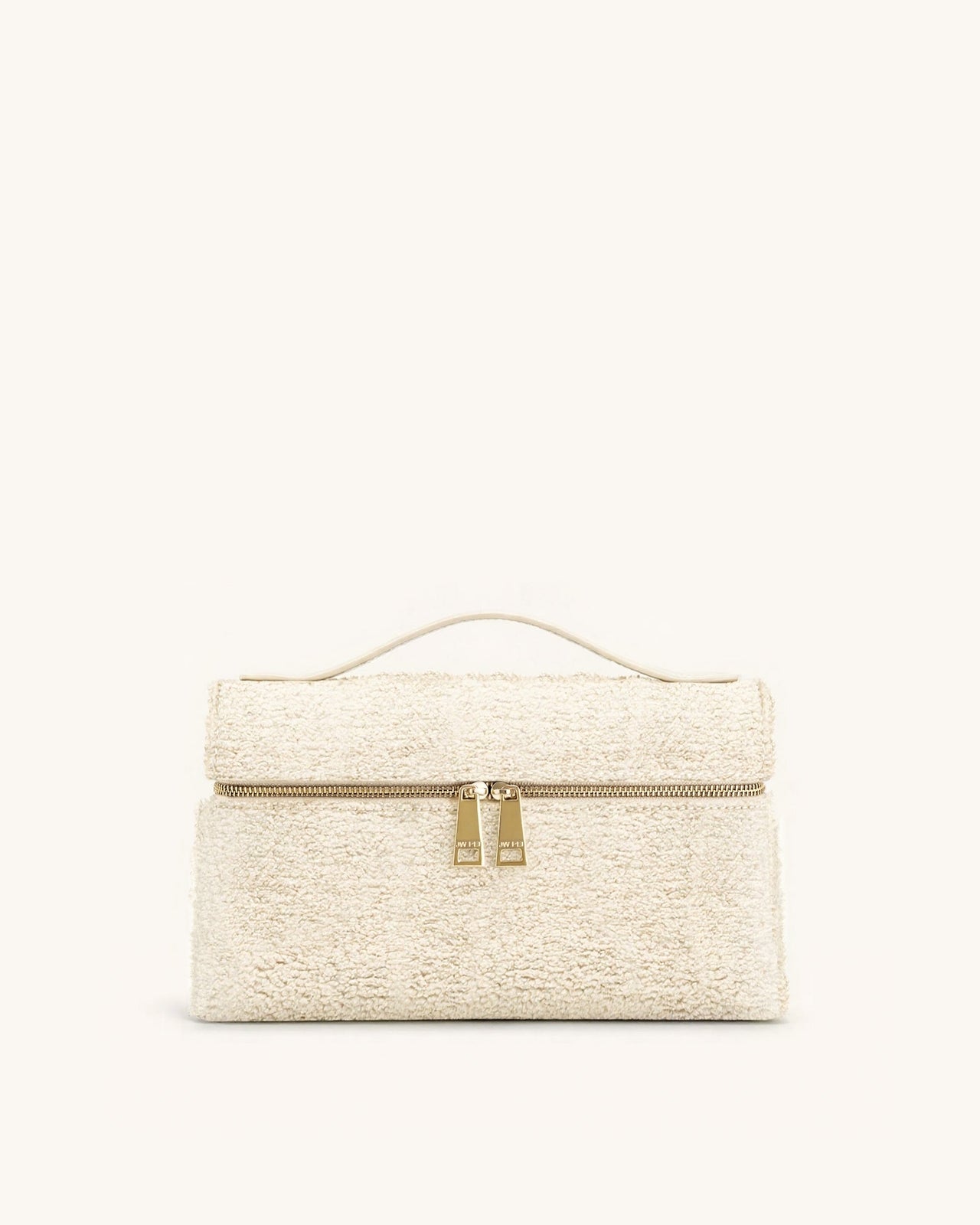Sac à main en fausse fourrure Thea – Crème
