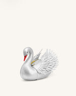 Alani Sac bandoulière en forme de cygne - Argenté