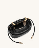 Sac à main avec poignée orné d'un anneau métallique Ellie - Noir