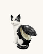 Pochette Elsie en forme de chat – Blanc