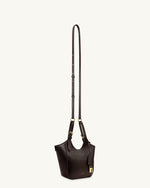 Ines Sac cabas à cadenas - Marron foncé