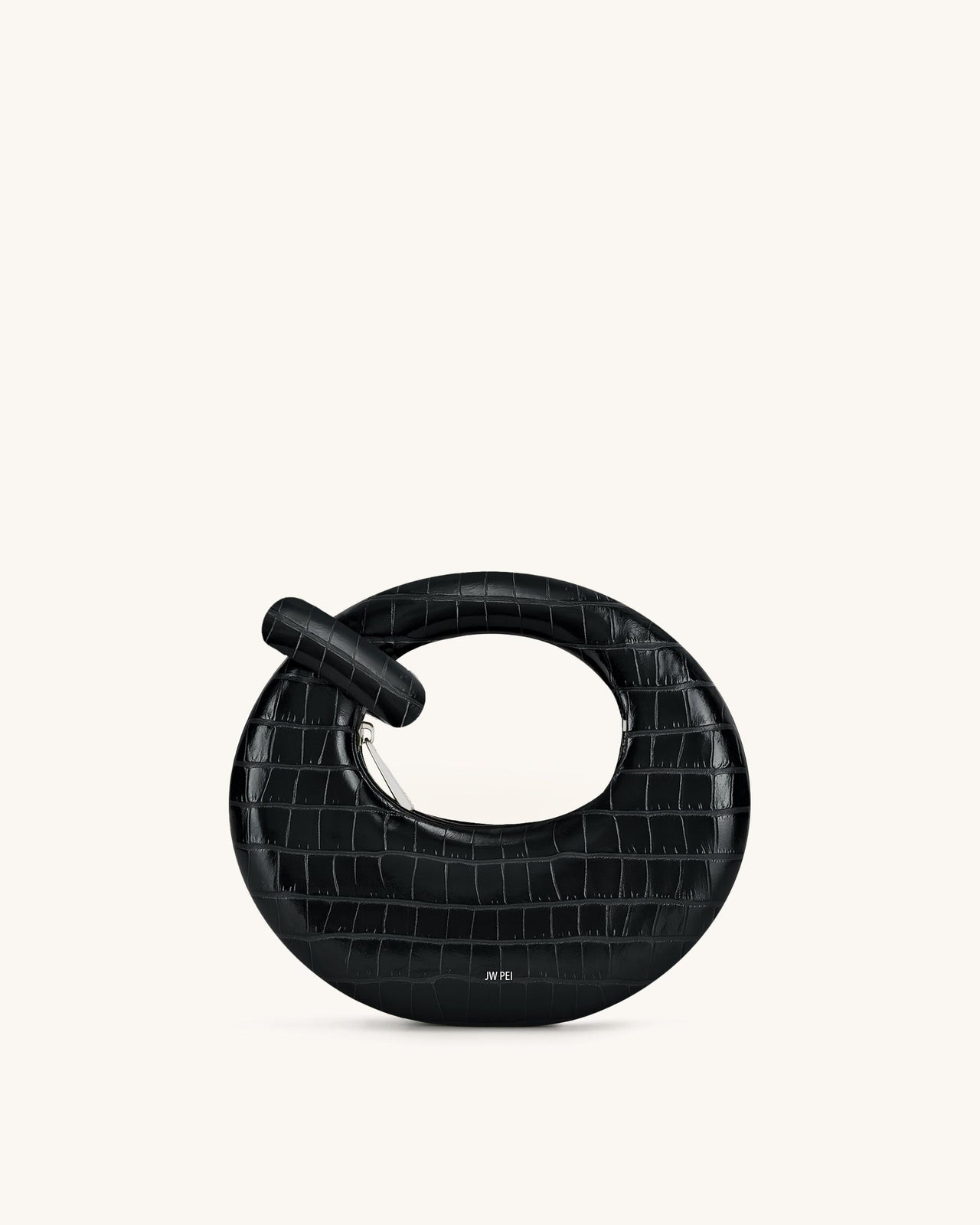 Sac Top Handle Mini Abacus - Croco Noir