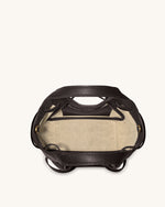 Mabel Sac fourre-tout à nœud souple - Marron foncé