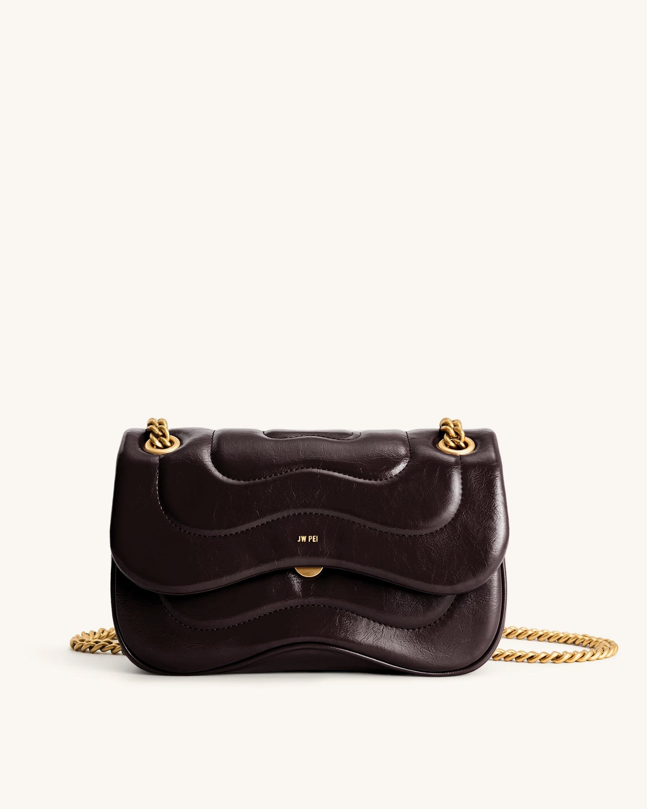 Tina Sac bandoulière matelassé - Brun profond