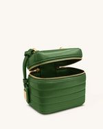 Evelyn Sac à anse supérieure matelassé forme boîte - Vert