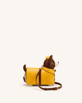 Sac bandoulière Corgi imperméable pour chien - Jaune