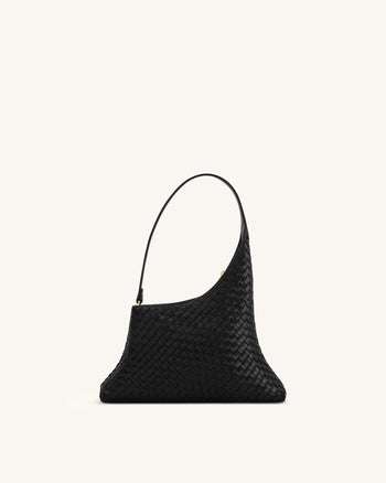 Lyra Sac à bandoulière Tressé - Noir