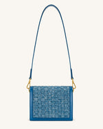 Sac Mini Flap - Tissu Denim Bleu