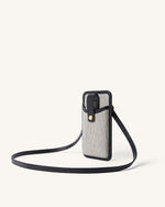 Aylin Sac Téléphone Portable - Noir Canevas