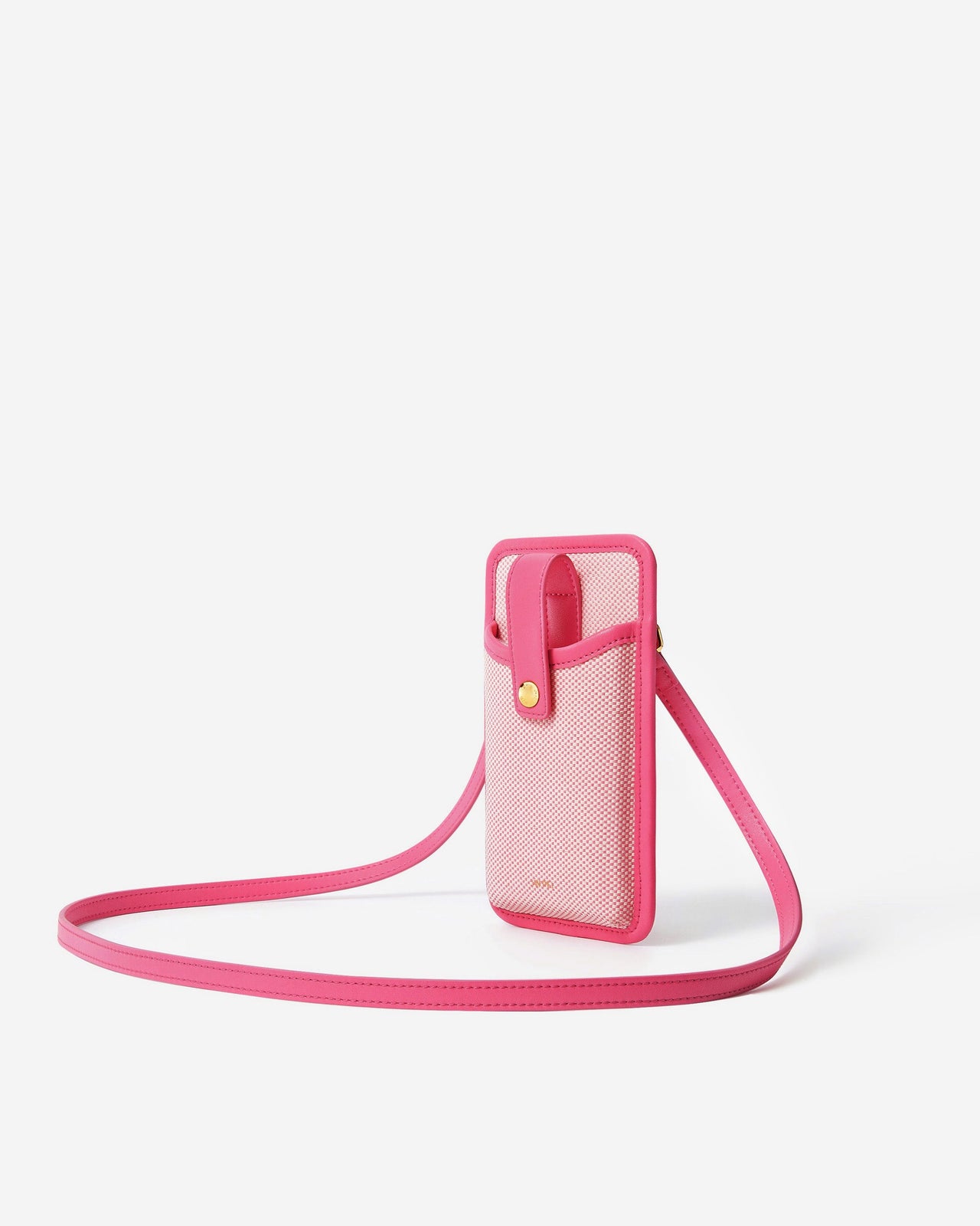 Aylin Sac Téléphone Portable - Fuchsia Canevas