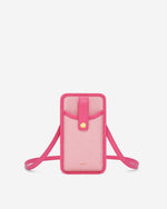Aylin Sac Téléphone Portable - Fuchsia Canevas