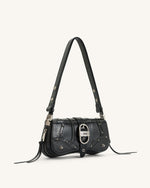 Le sac à bandoulière écrasé Joy - Noir