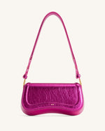 Sac à bandoulière Joy métallique - Violet rougeâtre