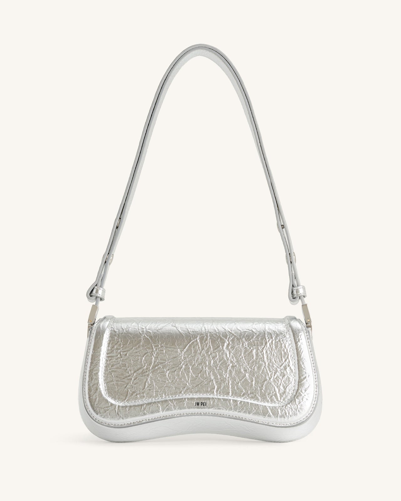 Sac à épaule métallique Joy - Argent