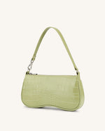 Sac Bandoulière Eva - Vert Clair Effet Croco