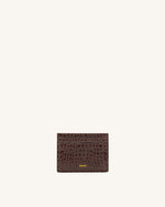 Porte-Cartes - Marron Effect Croco