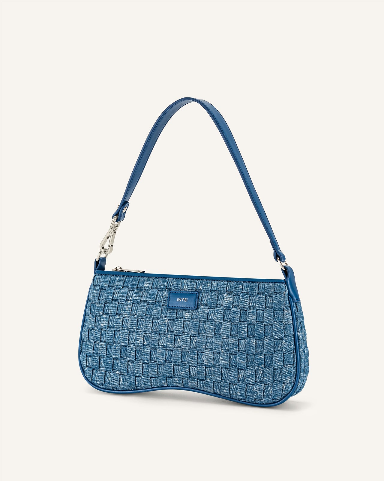 Sac Bandoulière Eva - Tissu Denim Bleu