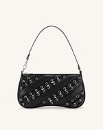 Sac à bandoulière Eva à lanières - Noir