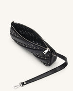 Sac à bandoulière Eva à lanières - Noir