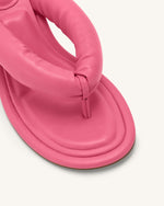 Sandale Talia Puffed - Rose Rouge