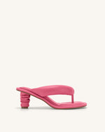 Sandale Talia Puffed - Rose Rouge