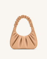 Sac à main hobo Gabbi plissé - Sucre canne