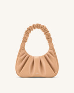 Sac à main hobo Gabbi plissé - Sucre canne