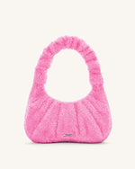 Sac à main Hobo Gabbi Terry Ruched - Rose