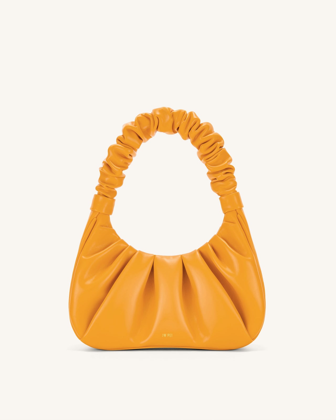 Sac à main hobo Gabbi plissé - Orange confite