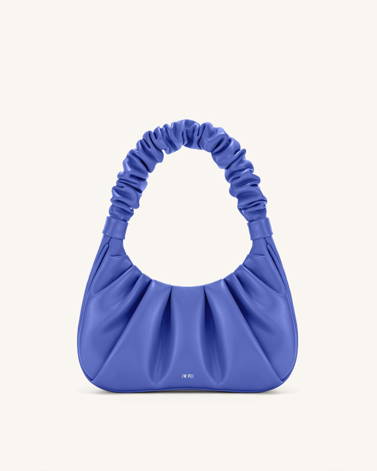 Sac à main hobo Gabbi plissé - Bleuet