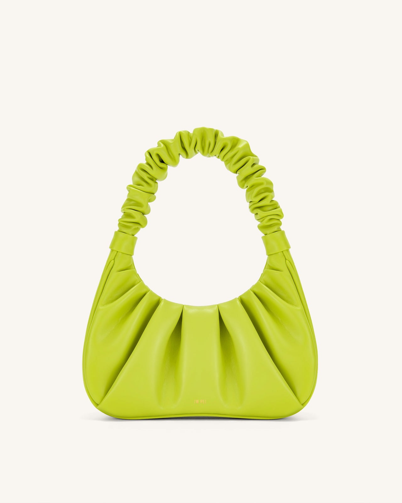 Sac à main hobo Gabbi plissé - Cyber Lime