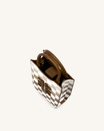 FEI Sac De Téléphone En Damier Dégradé - Marron