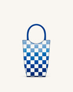 FEI Sac De Téléphone En Damier Dégradé - Bleu Foncé