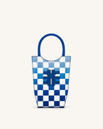 FEI Sac De Téléphone En Damier Dégradé - Bleu Foncé