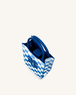 FEI Sac De Téléphone En Damier Dégradé - Bleu Foncé