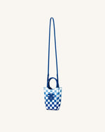 FEI Sac De Téléphone En Damier Dégradé - Bleu Foncé