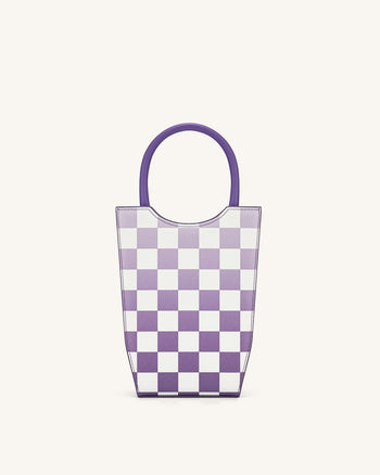 FEI Sac De Téléphone En Damier Dégradé - Violet