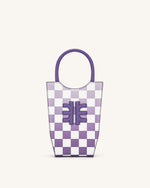 FEI Sac De Téléphone En Damier Dégradé - Violet