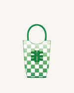 FEI Sac De Téléphone En Damier Dégradé - Vert Gazon